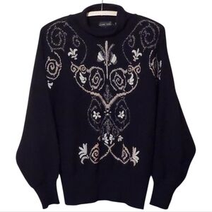 Vintage Jeanne Pierre Lambswool Angora Sweater Large